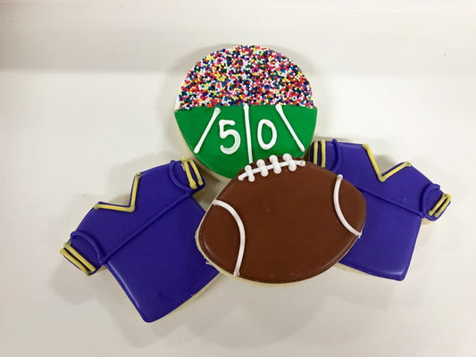 Friday Night Football Cookies