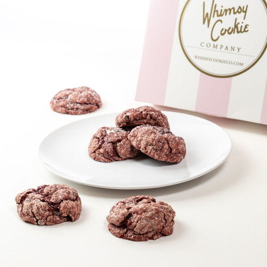 Red Velvet Gooey Butter Cookies