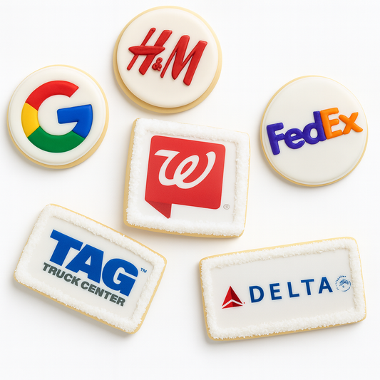 Custom Logo Cookies