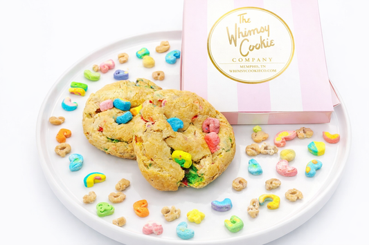 Lucky Charm Gooey Butter Cookies