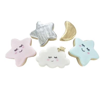 Moon & Stars Baby Cookies
