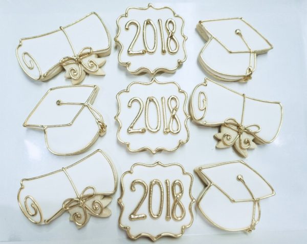 Gold Graduation Set