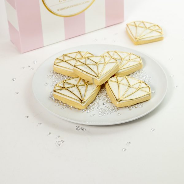 Add a set of Bridal Diamond cookies to your order