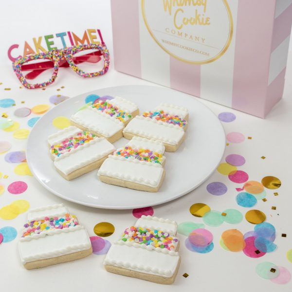 Add a set of CakeTime themed cookies to your order