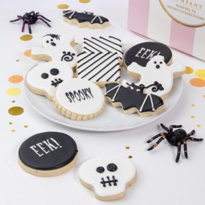 Add a set of these spooky Black and White cookies to your order