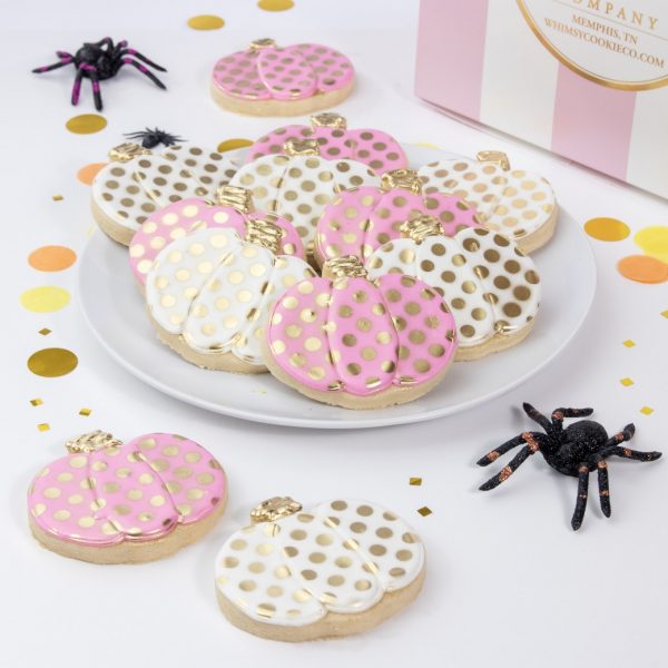 Add a set of our Glam Pumpkin cookies to your order