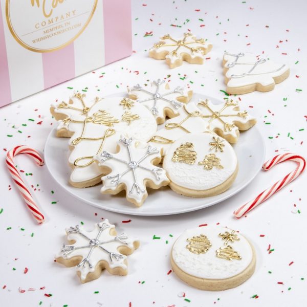 Add some of our gorgeous Silver & Gold cookies to your order