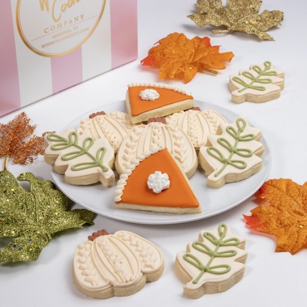 Add a set of our Sweater Pumpkin cookies to your order