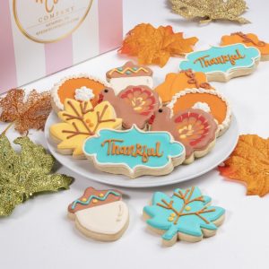 Add this set of Thankful themed cookies to your order