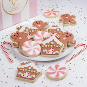 Add a set of our Gingerbread themed cookies to your order