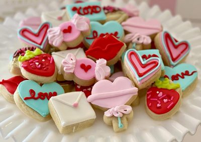 Custom Valentine’s Day Cookies