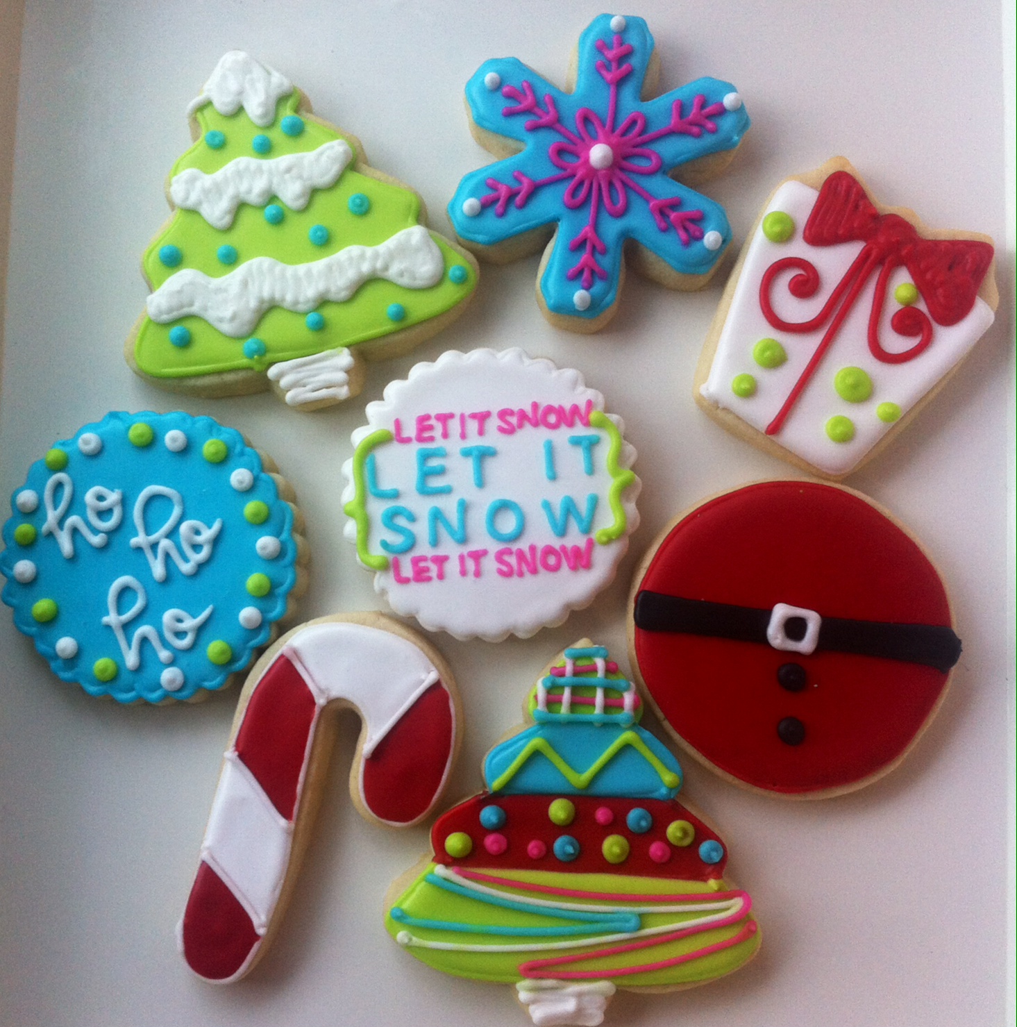 Custom Christmas Cookies - The Whimsy Cookie Company